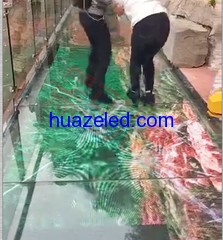 廣西景區led玻璃棧道屏